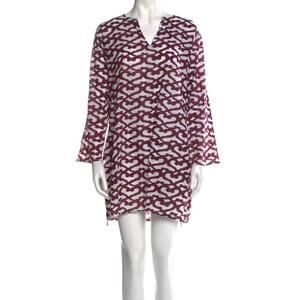 Roller Rabbit tunic Cotton Short Dress preppy timeless cover up Size 10 A000352